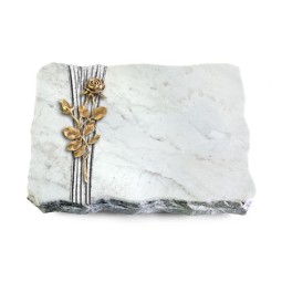 Grabplatte Omega Marmor/Strikt Rose 13 (Bronze)