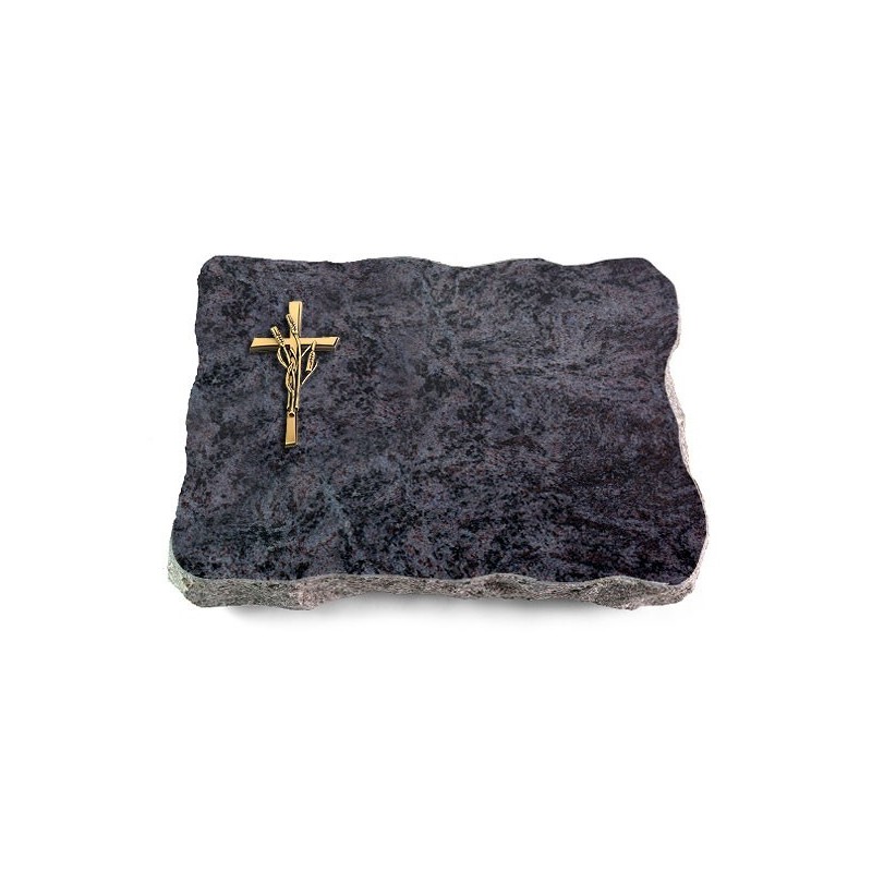 Grabplatte Orion/Pure Kreuz/Ähren (Bronze)