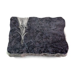 Grabplatte Orion/Delta Lilienzweig (Alu)