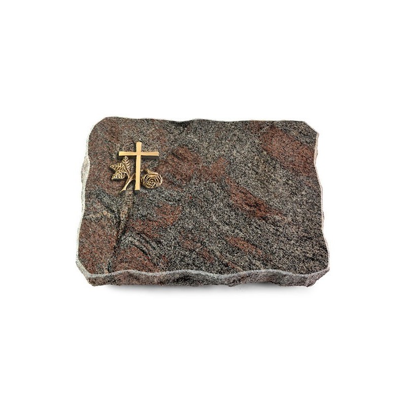 Grabplatte Paradiso/Pure Kreuz 1 (Bronze)