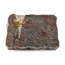 Grabplatte Paradiso/Delta Taube (Bronze)