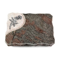 Grabplatte Paradiso/Folio Rose 6 (Alu)