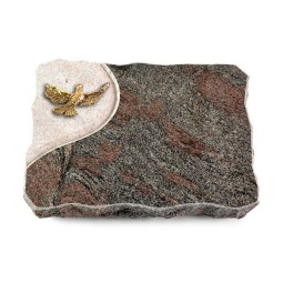 Grabplatte Paradiso/Folio Taube (Bronze)