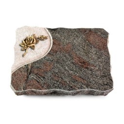 Grabplatte Paradiso/Folio Rose 1 (Bronze)