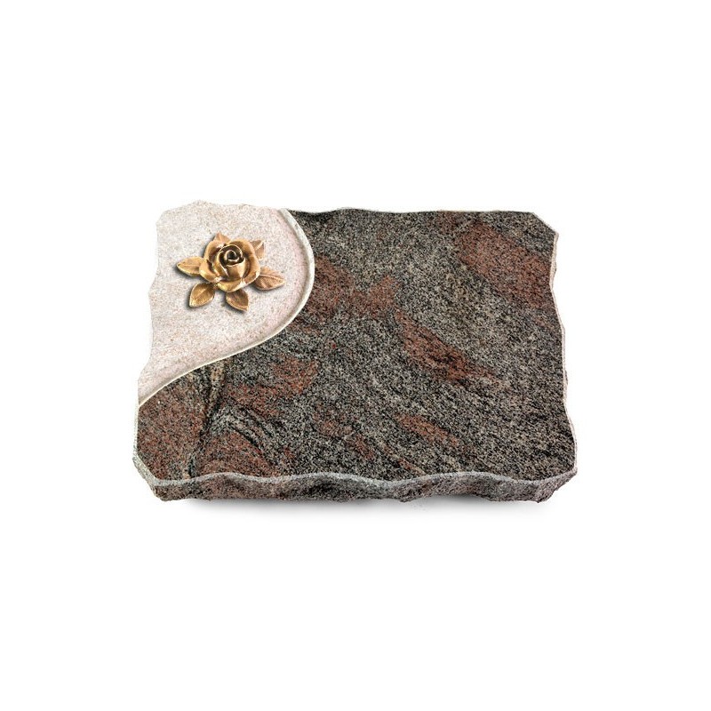 Grabplatte Paradiso/Folio Rose 4 (Bronze)