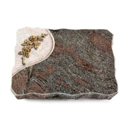 Grabplatte Paradiso/Folio Rose 5 (Bronze)