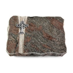 Grabplatte Paradiso/Strikt Baum 2 (Alu)