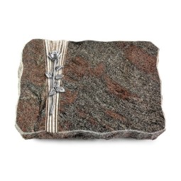 Grabplatte Paradiso/Strikt Rose 12 (Alu)