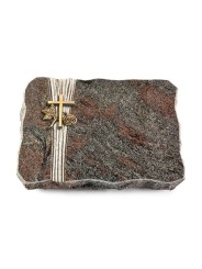 Grabplatte Paradiso/Strikt Kreuz 1 (Bronze)