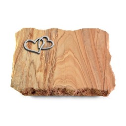 Grabplatte Rainbow/Pure Herzen (Alu)