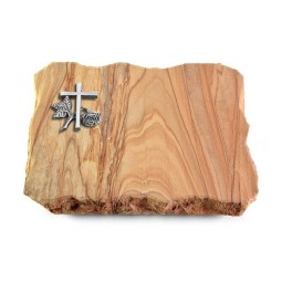 Grabplatte Rainbow/Pure Kreuz 1 (Alu)