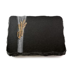 Grabplatte Indisch Black Strikt Ähren 1 (Bronze)