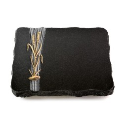 Grabplatte Indisch Black Strikt Ähren 2 (Bronze)