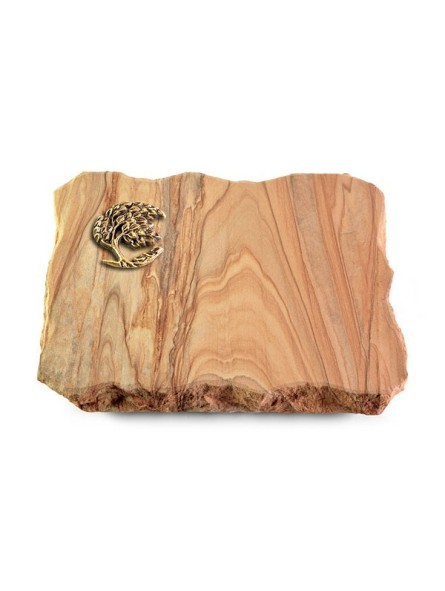 Grabplatte Rainbow/Pure Baum 1 (Bronze)