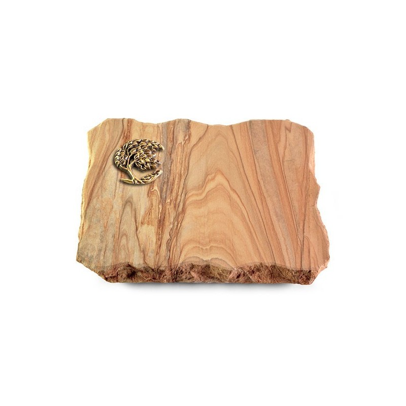 Grabplatte Rainbow/Pure Baum 1 (Bronze)