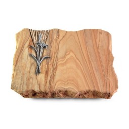 Grabplatte Rainbow/Delta Lilienzweig (Alu)