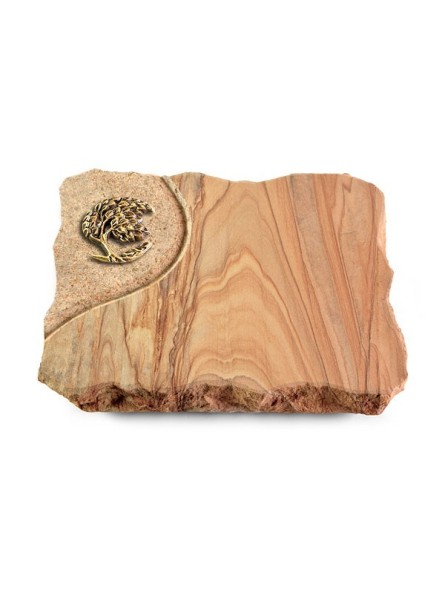 Grabplatte Rainbow/Folio Baum 1 (Bronze)