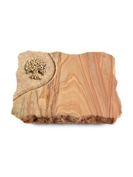 Grabplatte Rainbow/Folio Baum 3 (Bronze)