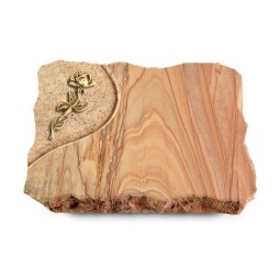 Grabplatte Rainbow/Folio Rose 7 (Bronze)