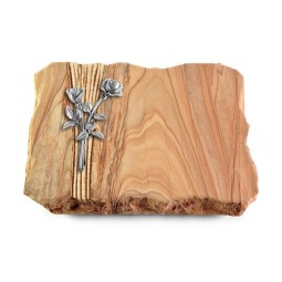 Grabplatte Rainbow/Strikt Rose 10 (Alu)