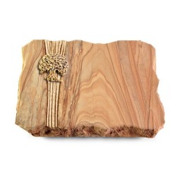 Grabplatte Rainbow/Strikt Baum 3 (Bronze)