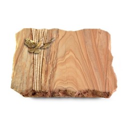 Grabplatte Rainbow/Strikt Taube (Bronze)