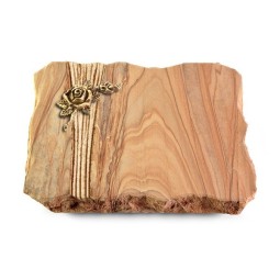 Grabplatte Rainbow/Strikt Rose 1 (Bronze)