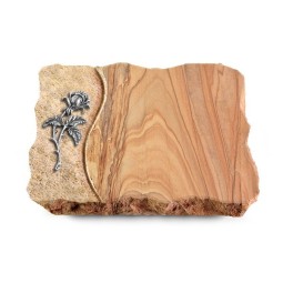 Grabplatte Rainbow/Wave Rose 2 (Alu)