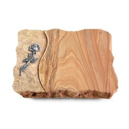 Grabplatte Rainbow/Wave Rose 7 (Alu)