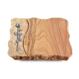 Grabplatte Rainbow/Wave Rose 12 (Alu)