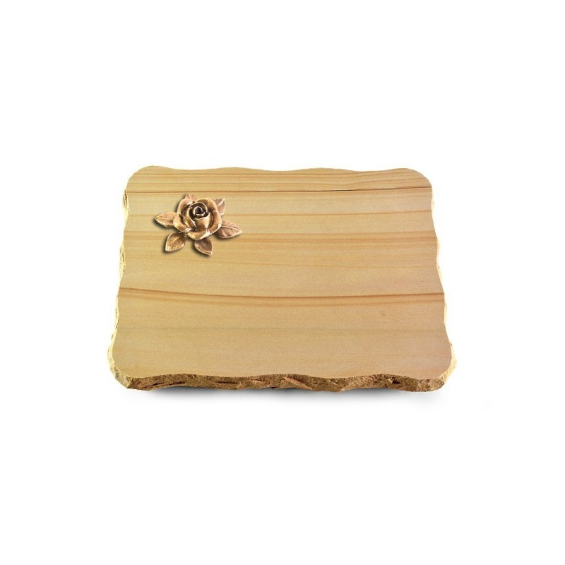 Grabplatte Woodland/Pure Rose 4 (Bronze)