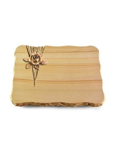 Grabplatte Woodland/Delta Rose 4 (Bronze)