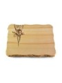 Grabplatte Woodland/Delta Rose 4 (Bronze)