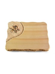 Grabplatte Woodland/Folio Rose 4 (Bronze)