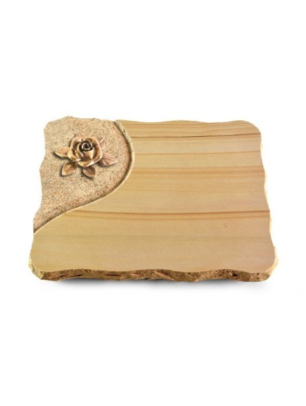 Grabplatte Woodland/Folio Rose 4 (Bronze)