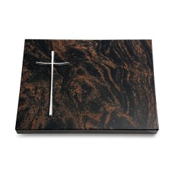 Grabtafel Aruba Pure Kreuz 2 (Alu)