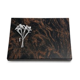 Grabtafel Aruba Pure Lilie (Alu)