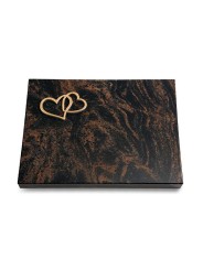 Grabtafel Aruba Pure Herzen (Bronze)