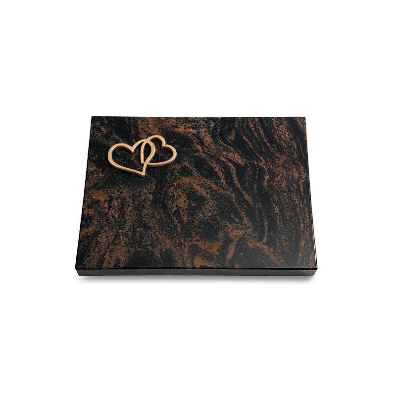 Grabtafel Aruba Pure Herzen (Bronze)