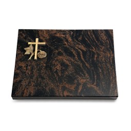 Grabtafel Aruba Pure Kreuz 1 (Bronze)