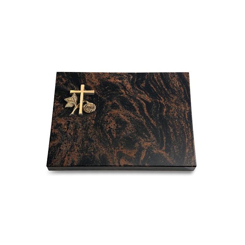 Grabtafel Aruba Pure Kreuz 1 (Bronze)