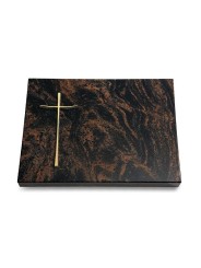 Grabtafel Aruba Pure Kreuz 2 (Bronze)