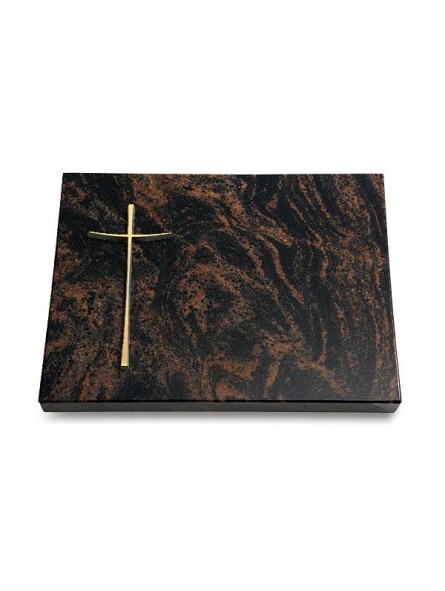 Grabtafel Aruba Pure Kreuz 2 (Bronze)