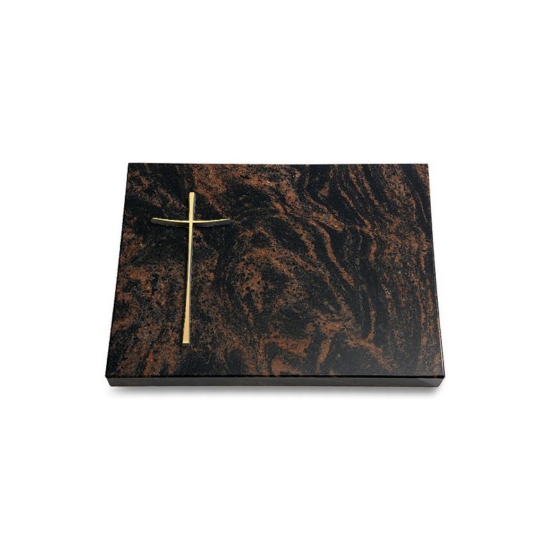 Grabtafel Aruba Pure Kreuz 2 (Bronze)