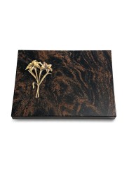 Grabtafel Aruba Pure Lilie (Bronze)