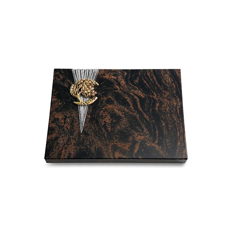 Grabtafel Aruba Delta Baum 1 (Bronze)