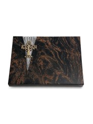 Grabtafel Aruba Delta Baum 2 (Bronze)