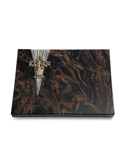 Grabtafel Aruba Delta Baum 2 (Bronze)