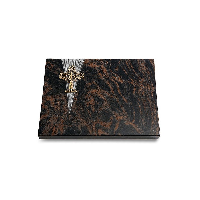 Grabtafel Aruba Delta Baum 2 (Bronze)