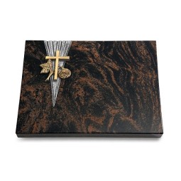 Grabtafel Aruba Delta Kreuz 1 (Bronze)